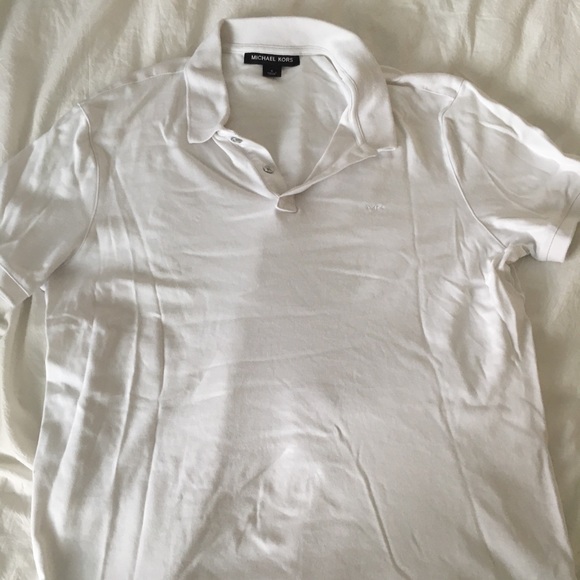 Michael Kors white polo top men’s - Picture 2 of 3